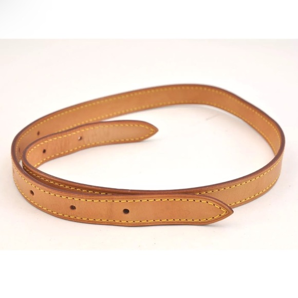 2 Louis Vuitton Straps Replacement Vaschetta Leather Shoulder For GM Bag 31.9” - Picture 9 of 16